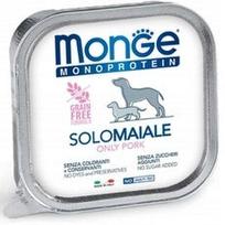 Šunų konservai Monge Dog Solo su kiauliena, 150 g