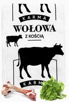 Šaldyta jautiena su kaulu šunims, 10 kg