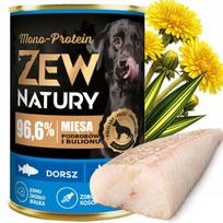 Šunų ėdalas ZEW NATURY menkėms, 400 g, suaugusiems šunims