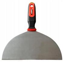 Nerūdijančio plieno glaistyklė 200 mm su gumine rankena