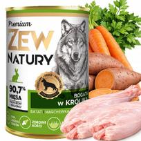 Šunų konservai su triušiena 400g Zew Natury PREMIUM