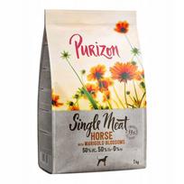 Sausas šunų ėdalas Purizon Single Meat ADULT su arkliena, saldžiąja bulve ir medetkomis 1 kg