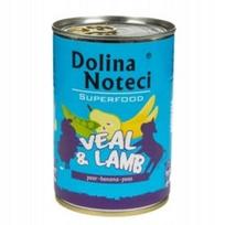Šunų konservai Dolina Noteci Superfood su veršiena ir ėriena 400g