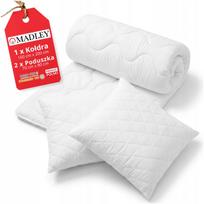 Antialerginė antklodė 160x200 ir 2 pagalvės 70x80, visiems metų laikams, Premium komplektas
