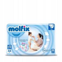 Vienkartinės sauskelnės Molfix Junior 5, 11–18 kg, 44 vnt.