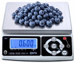 Elektroninės parduotuvinės svarstyklės su LCD, iki 15 kg, legalizuotos