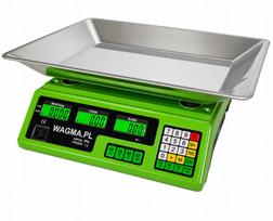 Elektroninės svarstyklės 40 kg / 1 g 6V sandėliui