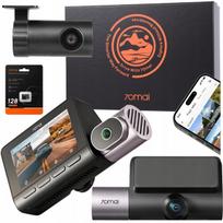 Automobilio kamera 70mai 4K HDR T800 su vidaus ir galine RC24, 128GB