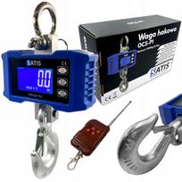 Elektroninės kablio svarstyklės 1T 1000kg, su baterija, įkrovikliu ir nuotolinio valdymo pultu