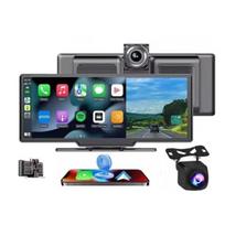Automobilio radijo ekranas su Apple CarPlay, Android Auto ir vaizdo registratoriumi