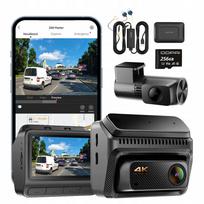 Vaizdo registratorius DDPAI Z60 MASTER 4K HDR, 2K galinė kamera, 4G modulis, 256GB