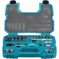 Rakinė galvučių rinkinys Makita B-65573, 23 vnt., dėklas, 3/8