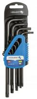 Torx raktai HOGERT CRV, ilgi, 9 vnt., HT1W816