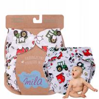 Daugkartinė sauskelnė MULTIPIELO SWADDLE 3-15 kg COLORFUL farm