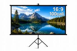 Projektorius ekranas su stovu 100 colių 16:9 4K HD nešiojamas suskleidžiamas