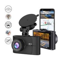 Automobilinė vaizdo kamera 4K UHD WiFi GPS
