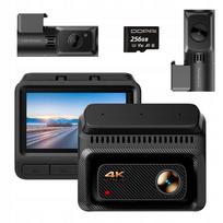 Vaizdo registratorius DDPAI Z60 Master 4K HDR + 2K galinė + vidinė kamera + 256GB