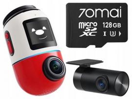 Automobilinė kamera 70mai Omni x800 4K su galine RC14, 128GB