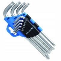 Torx raktų rinkinys 9 vnt. T10–T50 plienas Hogert HT1W814