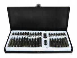 Torx raktų rinkinys GEKO CRV 40 vnt. metalinėje dėžutėje