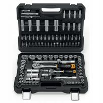 Įrankių rinkinys JCB 108cz su terkšle, galvutėmis ir Torx antgaliais