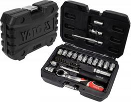 Galvučių rinkinys YATO 1/4'' SPLINE, 29 vnt.