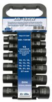 Smūginė galvučių rinkinys ADLER AD-13KW 13 vnt. 1/2" 3510.8