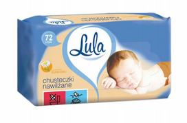 Drėgnos servetėlės kūdikiams su ramunėlėmis LULA, 72 vnt.