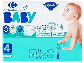 Sauskelnės Carr4you Baby 4, 7–14 kg, 44 vnt.