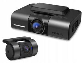 Vaizdo registratorius FINEVU GX1000 Cloud QHD, GPS, WiFi, galinė kamera
