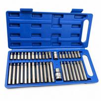 Bitų rinkinys Torx Spline Imbus Hex Cr-V, 40 vnt., lagaminėlyje