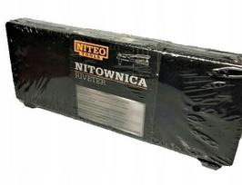 Rankinė kniediklis NITEO TOOLS su 100 kniedžių ir keičiamaisi antgaliais
