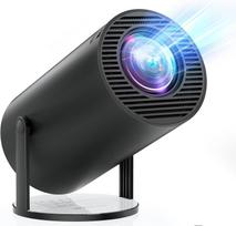 Mini nešiojamas projektorius HY300, LED, WiFi, Full HD, Android, Smart TV