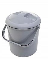 Vystyklų kibiras Rotho Babydesign pilkas 10L