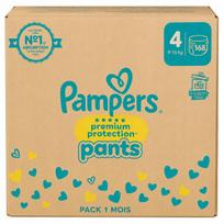 Sauskelnės kelnaitės Pampers Premium Protection, dydis 4, 9-15 kg, 168 vnt.