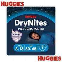 Sauskelnės Huggies DRYNITES berniukams 8–13 metų (30–48 kg), 9 vnt.