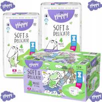 Sauskelės Bella Baby Happy 4 MAXI (8-14 kg), 2 x 62 vnt. = 124 vnt.