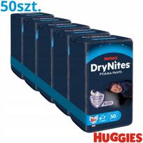 Sauskelnes Huggies DRYNITES berniukams, dydis 4-7 (17-30 kg), 50 vnt.
