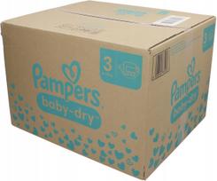Sauskelės Pampers baby-dry 3 dydis (6-10 kg), 222 vnt.
