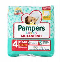 Sauskelnių kelnaitės Pampers Baby-dry Mutandino, 4 dydis (8-15 kg), 23 vnt.