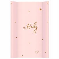 Kietas vystymo stalas Baby Line PINK 47 x 70 cm pastelinis