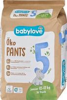 Sauskelnės Babylove Eko 5 dydis Junior 12–17 kg 18 vnt.