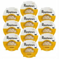 Šlapias kačių maistas Applaws vištienos filė sultinyje 10x60g