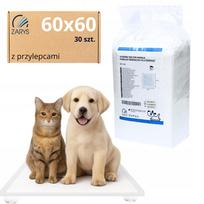 Sugeriantys kilimėliai gyvūnų dresūrai 60x60 cm 800 ml 30 vnt