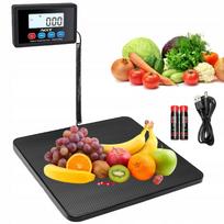 Sverimo svarstyklės siuntiniams, 200 kg, 10 g, su LCD ekranu ir laikymo funkcija