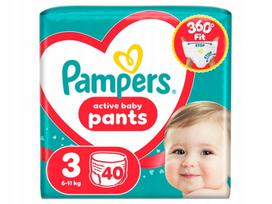 Sauskelnės kelnaitės PAMPERS Pants 3, 40 vnt.