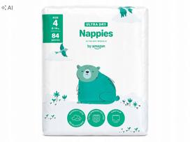 Sauskelnės Mama Bear Ultra Dry, dydis 4 (8-14 kg), 84 vnt.