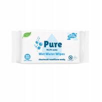 Drėgnos servetėlės Pure Water Wipes 99,9% vandens XXL 60 vnt BIO