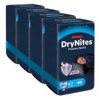 Sauskelnių kelnaitės berniukams HUGGIES DryNites 4–7 metų (17–30 kg), 4 x 10 vnt.