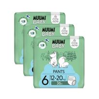 Sauskelnės-kelnaitės Muumi Baby Pants 6 Junior, 12-20 kg, 108 vnt.